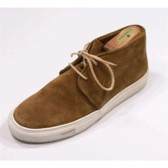 Sid Mashburn Other - Sid Mashburn High-Top Lace-Up Brown Suede Chukka Sneakers Men's US 7